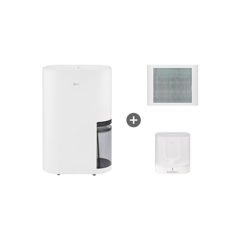 LG 휘센 오브제컬렉션 제습기 + 공기청정키트(화이트) + 건조케이스 세트 23L(28평형)